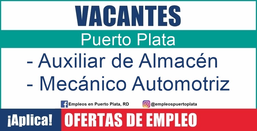 empleos puerto plata