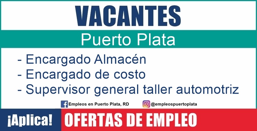 empleos puerto plata