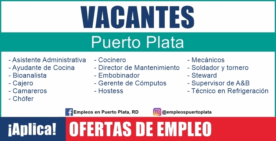 empleos puerto plata