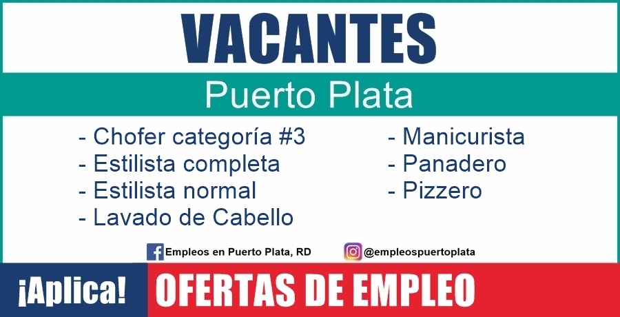 empleos puerto plata