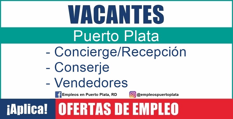 empleos puerto plata