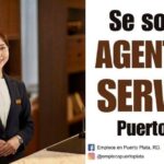 agente de servicio Puerto Plata republica dominicana vacante empleo trabajar