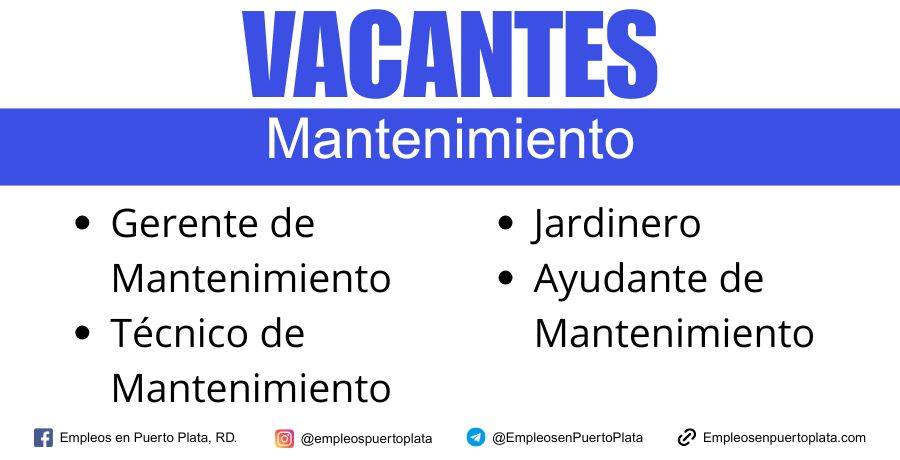 chc hotels y holiday inn solicita personal de mantenimiento en puerto plata