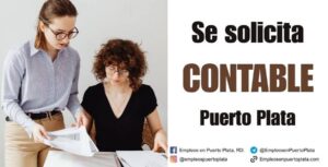 contable Puerto Plata republica dominicana vacante empleo trabajar