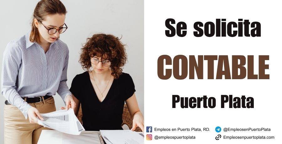 contable Puerto Plata republica dominicana vacante empleo trabajar