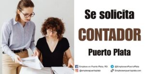 contador general Puerto Plata republica dominicana vacante empleo trabajar