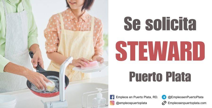 steward puerto plata republica dominicana vacante empleo trabajar